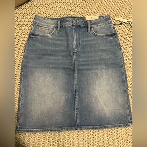 NYDJ Light Blue Denim Skirt